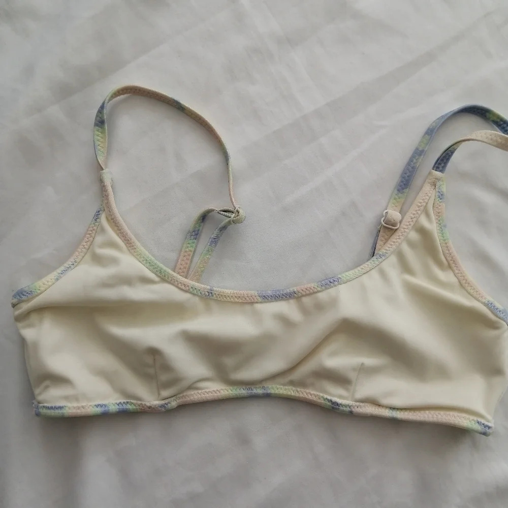 Triangl Swimwear Rina Pastel Tie Dye Swim Bikini Top Small *Top Only* - Picture 12 of 16